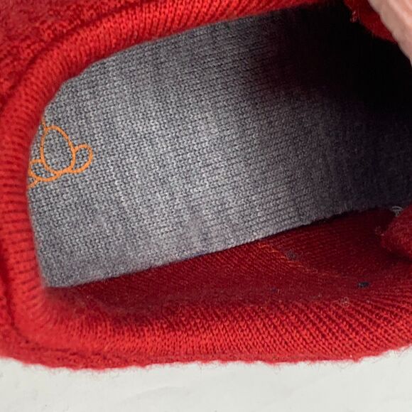 Woolloomooloo Sneakers Tennis Shoes Belmont Merino Wool‎ Red Fits sizes 9.5-10 - Picture 9 of 11